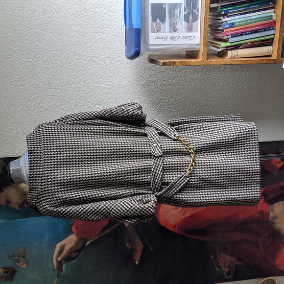 Corey Lynne Calter black and beige pattern dress, size 10 - Picture 2 of 2